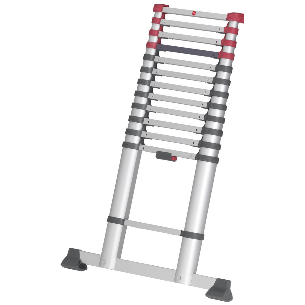 Numéro de l'image du produit 1: Hailo FlexLine, échelle télescopique de sécurité en aluminium, 13 échelons