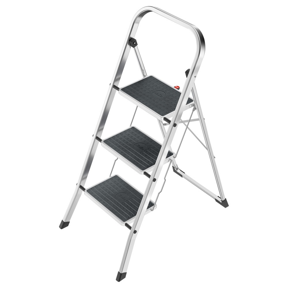 Numéro de l'image du produit 1: Hailo K70 StandardLine, escabeau en aluminium, 3 marches