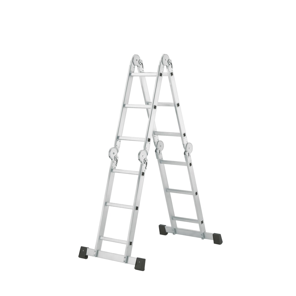 Hailo M60, échelle universelle en aluminium, 4x3 échelons N° de l'image du produit 2 : Hailo M60, échelle universelle en aluminium, 4x3 échelons