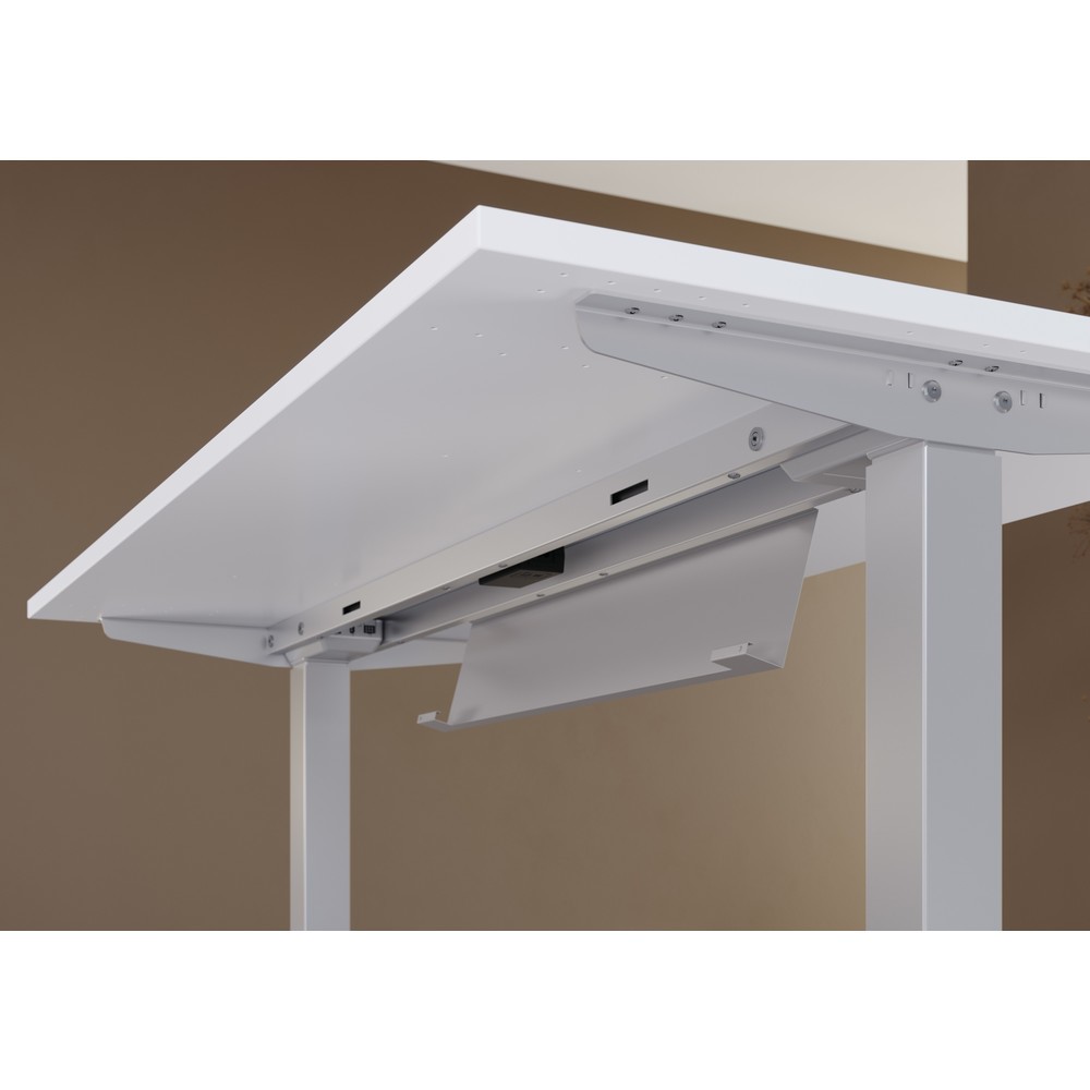 Numéro de l'image du produit 2: Hammerbacher bureau, réglable en hauteur, l x P 1 600 x 800 mm, érable