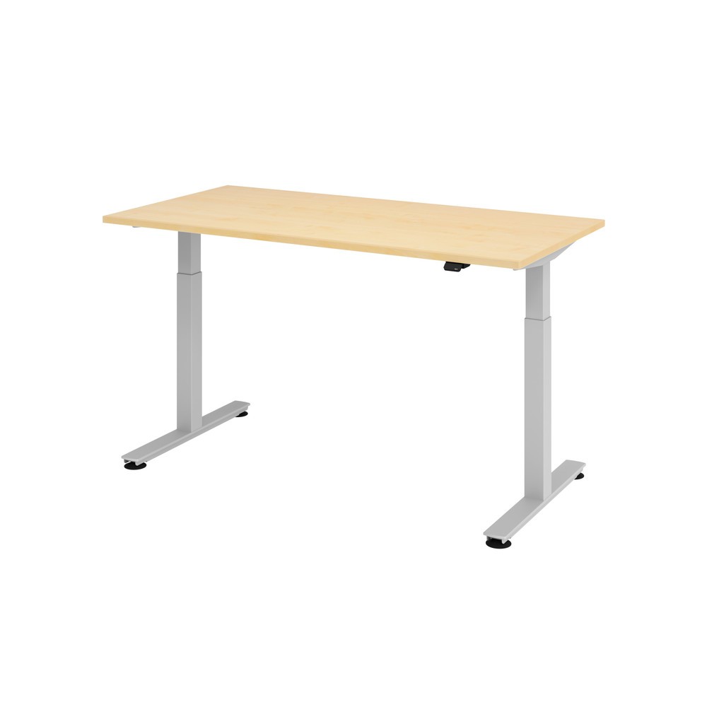 Numéro de l'image du produit 1: Hammerbacher bureau, réglable en hauteur, l x P 1 600 x 800 mm, érable