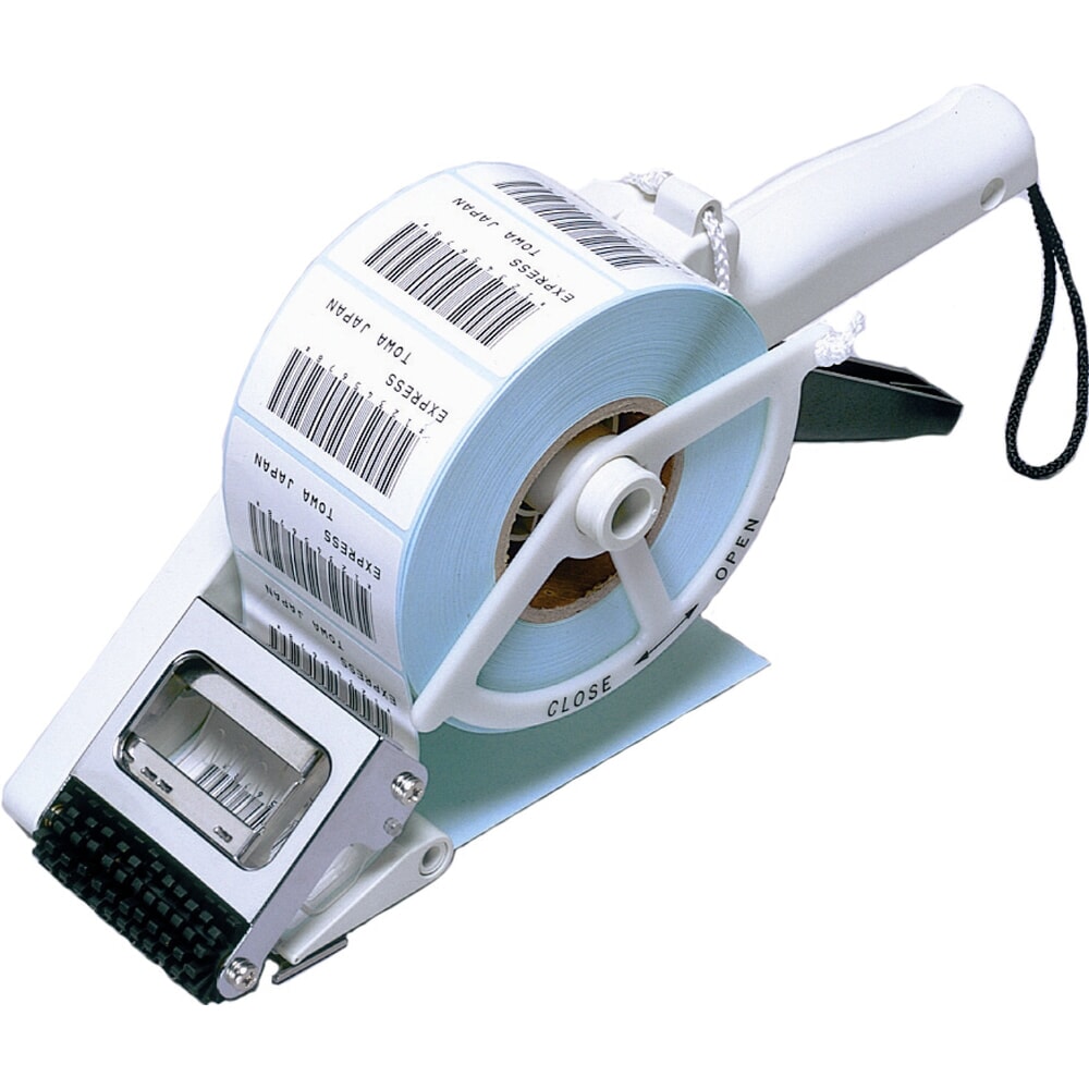 Illustration du produit: Dispensateur manuel d'étiquettes TO 60 – universel pour étiquettes moyennes (largeur 25–60 mm), hauteur des étiquettes : 20–60 mm