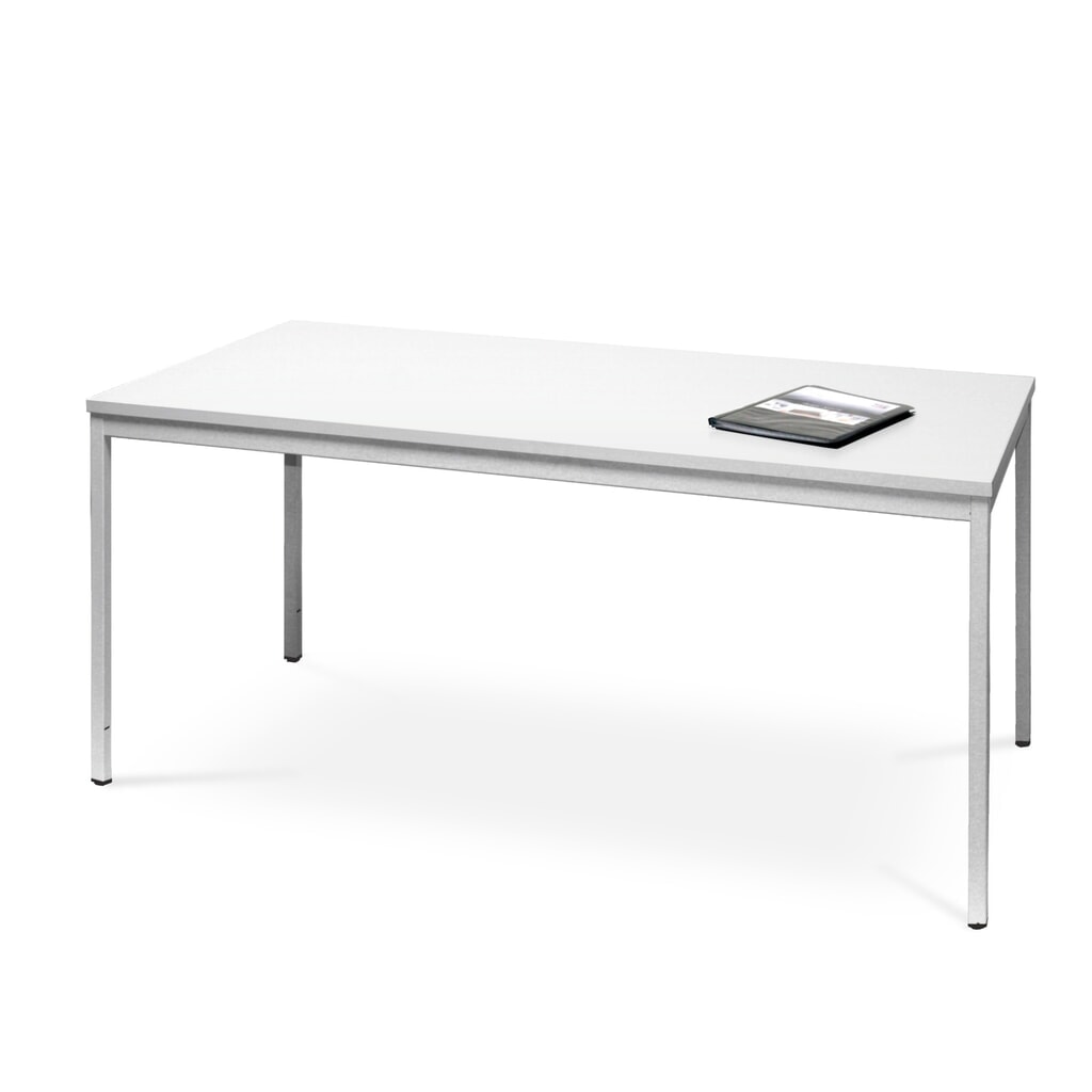 Illustration du produit: Bureau HEMMDAL avec structure en tube d’acier à 4 pieds, haut. x larg. x prof. 750 x 1 200 x 800 mm