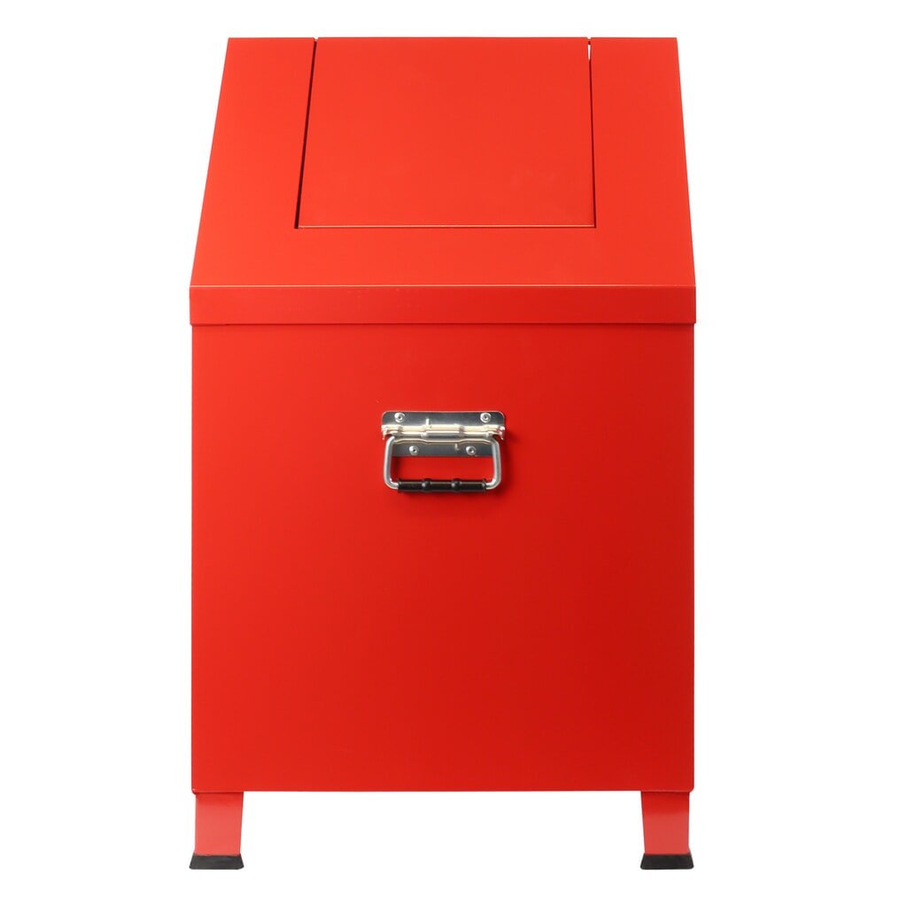 HEMMDAL Caisse à bourre de laine, HxlxP 680 x 400 x 400 mm, rouge feu N° de l'image du produit 3 : HEMMDAL Caisse à bourre de laine, HxlxP 680 x 400 x 400 mm, rouge feu