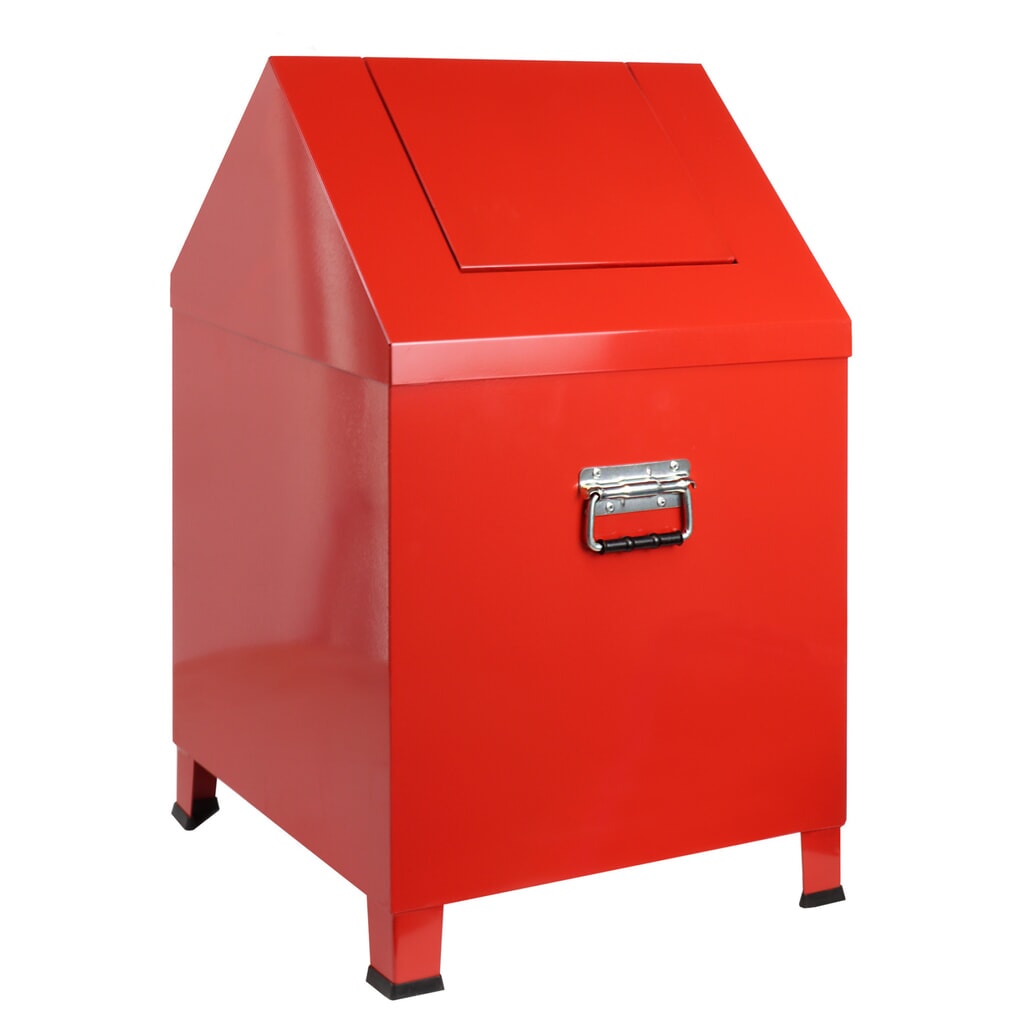 HEMMDAL Caisse à bourre de laine, HxlxP 680 x 400 x 400 mm, rouge feu N° de l'image du produit 6 : HEMMDAL Caisse à bourre de laine, HxlxP 680 x 400 x 400 mm, rouge feu