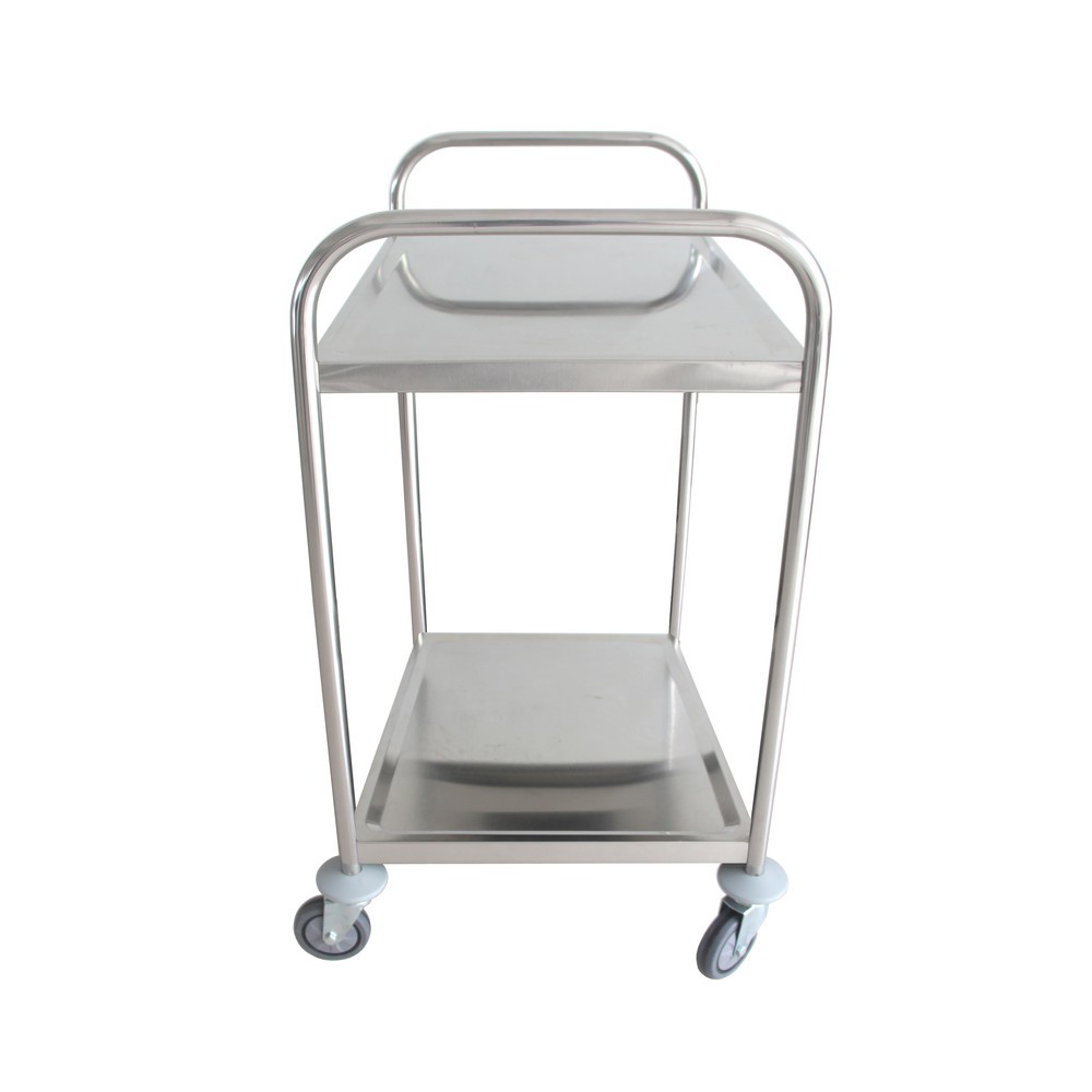 Numéro de l'image du produit 3: Chariot de service en acier inoxydable HEMMDAL, 2 niveaux