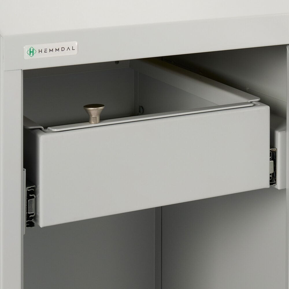 Numéro de l'image du produit 5: HEMMDAL Collecteur de déchets de recyclage, avec support de sac, 120 litres