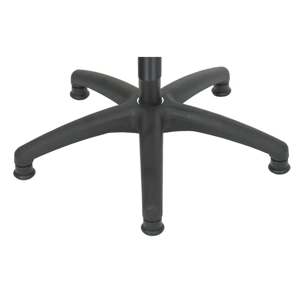 Tabouret pivotant HEMMDAL, siège en PU avec dossier + poignée, hauteur d'assise 430-620 mm, patins N° de l'image du produit 4 : Tabouret pivotant HEMMDAL, siège en PU avec dossier + poignée, hauteur d'assise 430-620 mm, patins