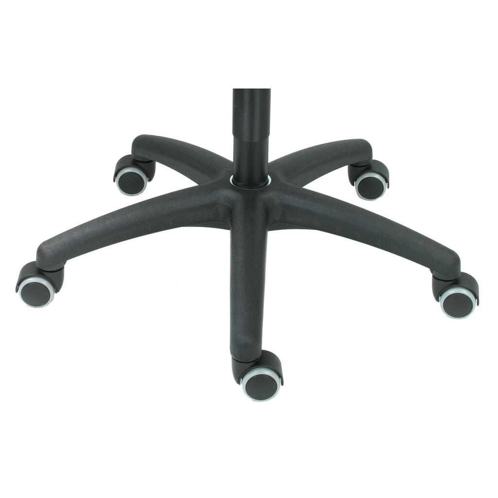 N° de l'image du produit 3 : Tabouret rond HEMMDAL, assise en hêtre, hauteur d'assise 430-620 mm, roulettes