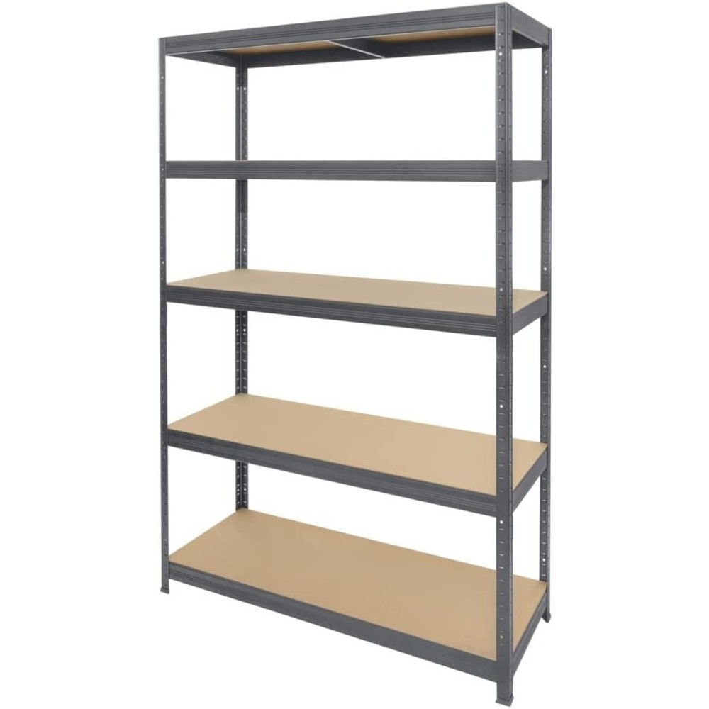 Numéro de l'image du produit 3: HEMMDAL Rayonnage pour charges lourdes Type M, gris graphite – 180 x 120 x 45 cm – jusqu'à 1 000 kg
