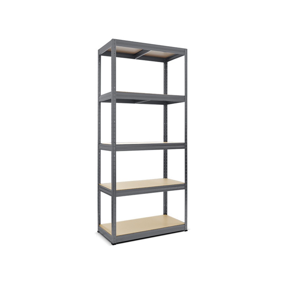 Numéro de l'image du produit 1: HEMMDAL Rayonnage pour charges lourdes Type S, gris graphite – 180 x 90 x 45 cm – jusqu'à 750 kg