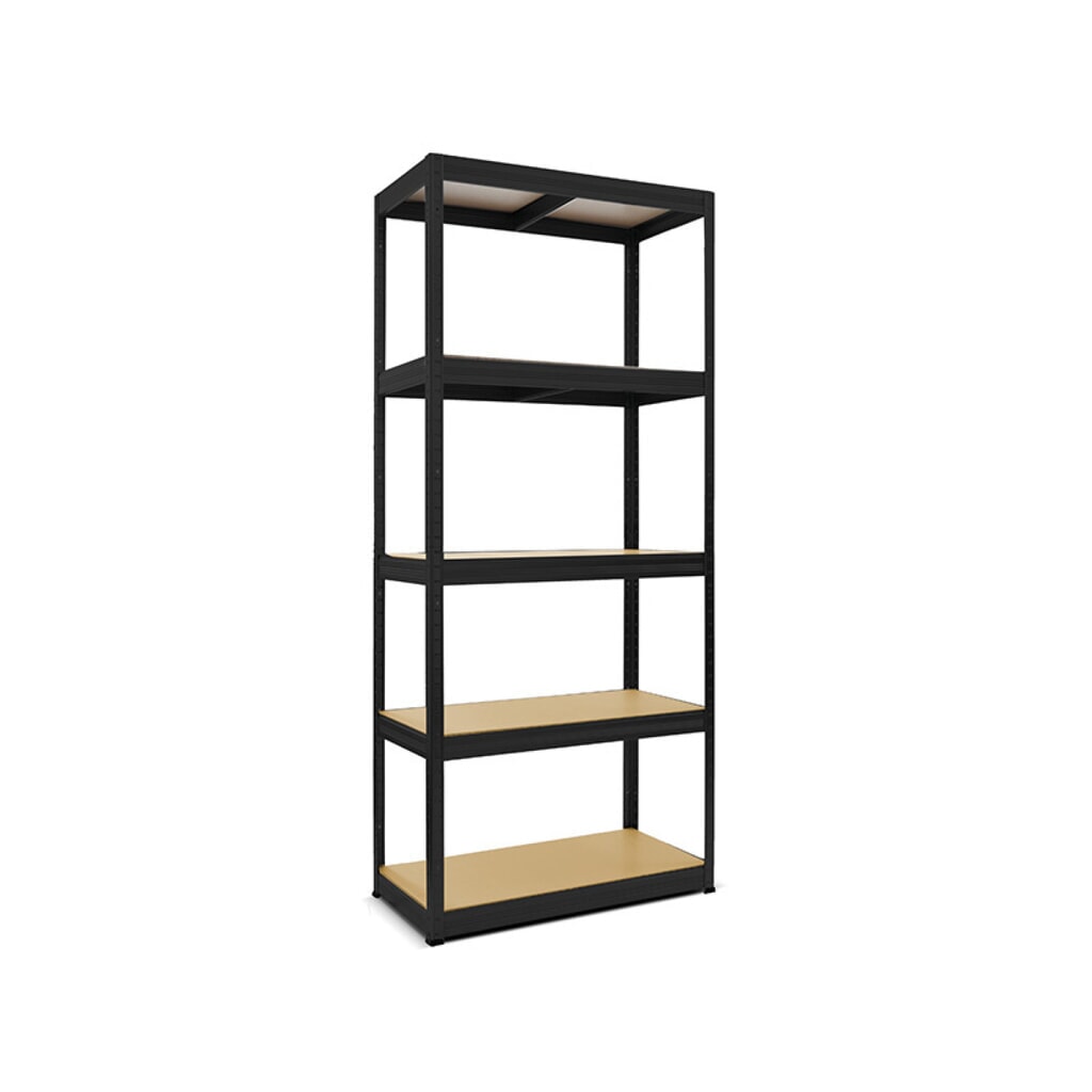HEMMDAL Rayonnage pour charges lourdes Type S, noir – 180 x 90 x 45 cm – jusqu'à 750 kg Illustration du produit: HEMMDAL Rayonnage pour charges lourdes Type S, noir – 180 x 90 x 45 cm – jusqu'à 750 kg