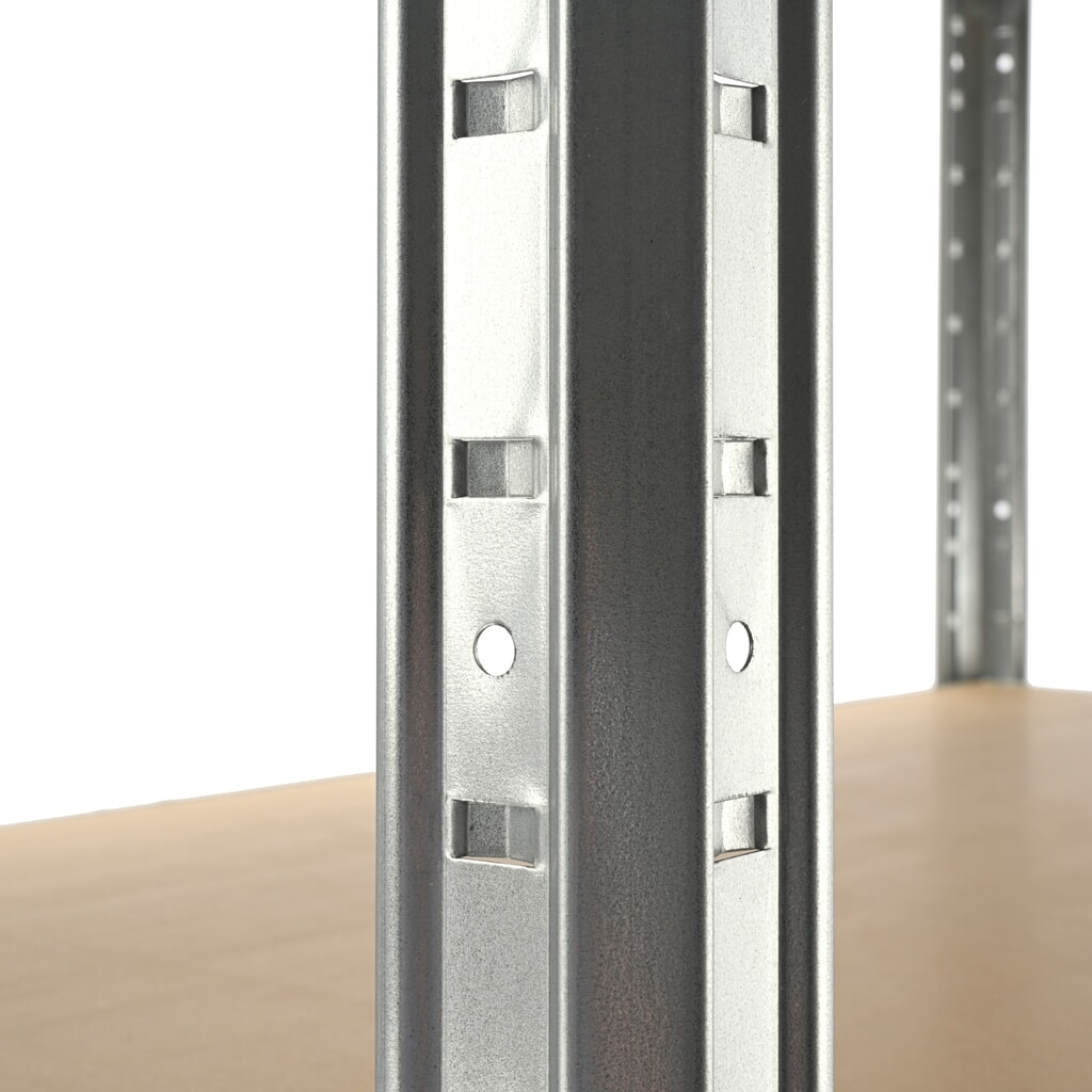 HEMMDAL Rayonnage grande portée, système enfichable, charge par tablette 600 kg, galvanisé, HxlxP 1 770 x 1 600 x 450 mm N° de l'image du produit 3 : HEMMDAL Rayonnage grande portée, système enfichable, charge par tablette 600 kg, galvanisé, HxlxP 1 770 x 1 600 x 450 mm