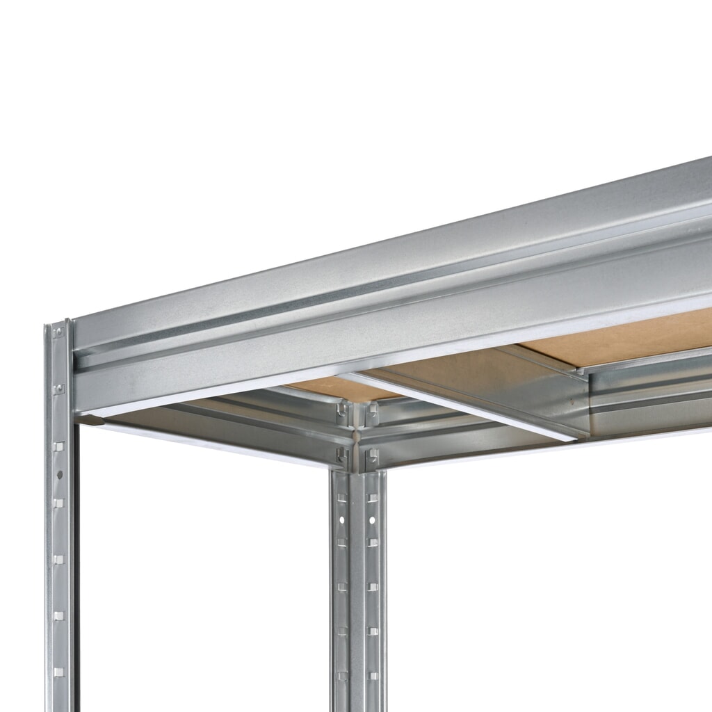 HEMMDAL Rayonnage grande portée, système enfichable, charge par tablette 600 kg, galvanisé, HxlxP 1 770 x 1 600 x 450 mm N° de l'image du produit 7 : HEMMDAL Rayonnage grande portée, système enfichable, charge par tablette 600 kg, galvanisé, HxlxP 1 770 x 1 600 x 450 mm