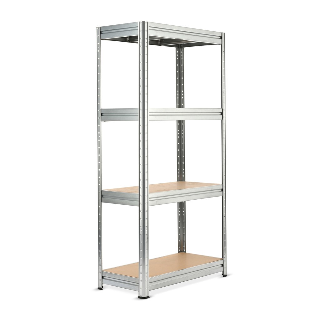 Numéro de l'image du produit 1: HEMMDAL Rayonnage à tablettes galvanisé, charge par tablette 600 kg, HxlxP 1 770 x 900 x 450 mm