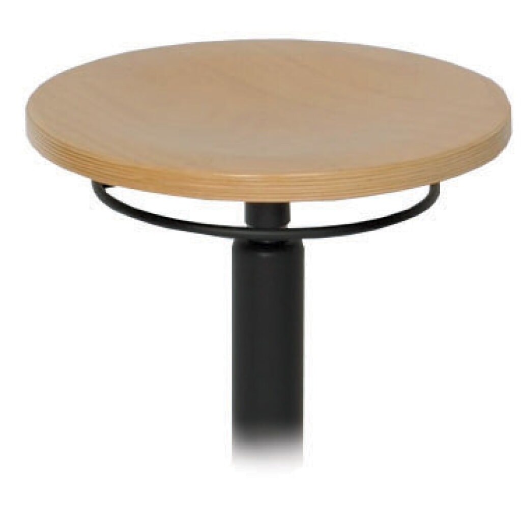 Tabouret rond HEMMDAL, assise en hêtre, hauteur d'assise 430-620 mm, roulettes N° de l'image du produit 2 : Tabouret rond HEMMDAL, assise en hêtre, hauteur d'assise 430-620 mm, roulettes