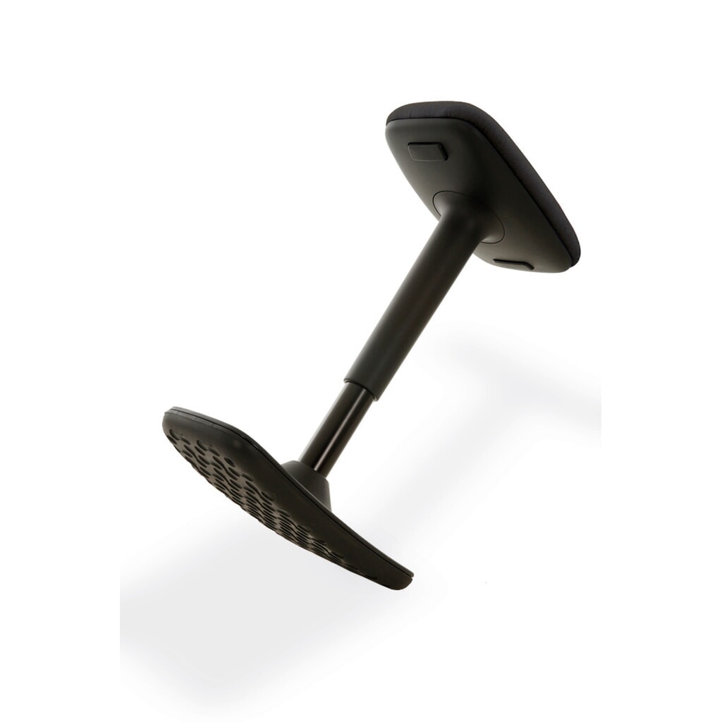 N° de l'image du produit 2 : Tabouret assis-debout HEMMDAL, assise en simili cuir, hauteur d'assise 560-690 mm, bascule convexe au sol
