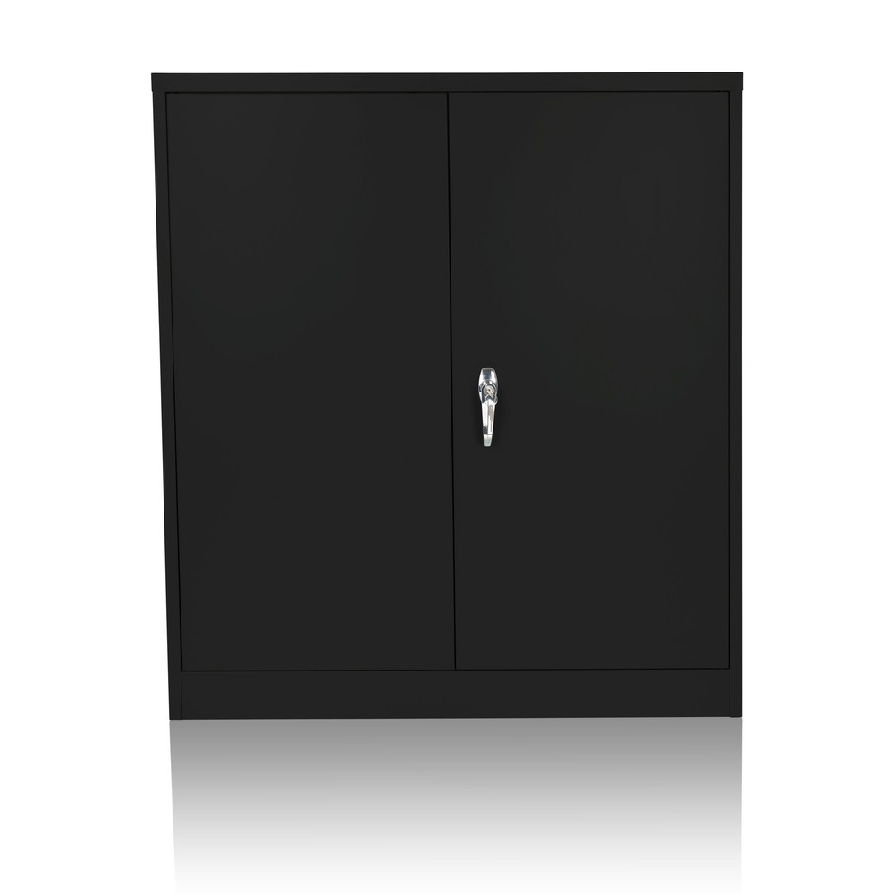 Numéro de l'image du produit 1: Armoire à dossiers hjh OFFICE COLOR AS 105 x 90 x 40 cm métal, noir