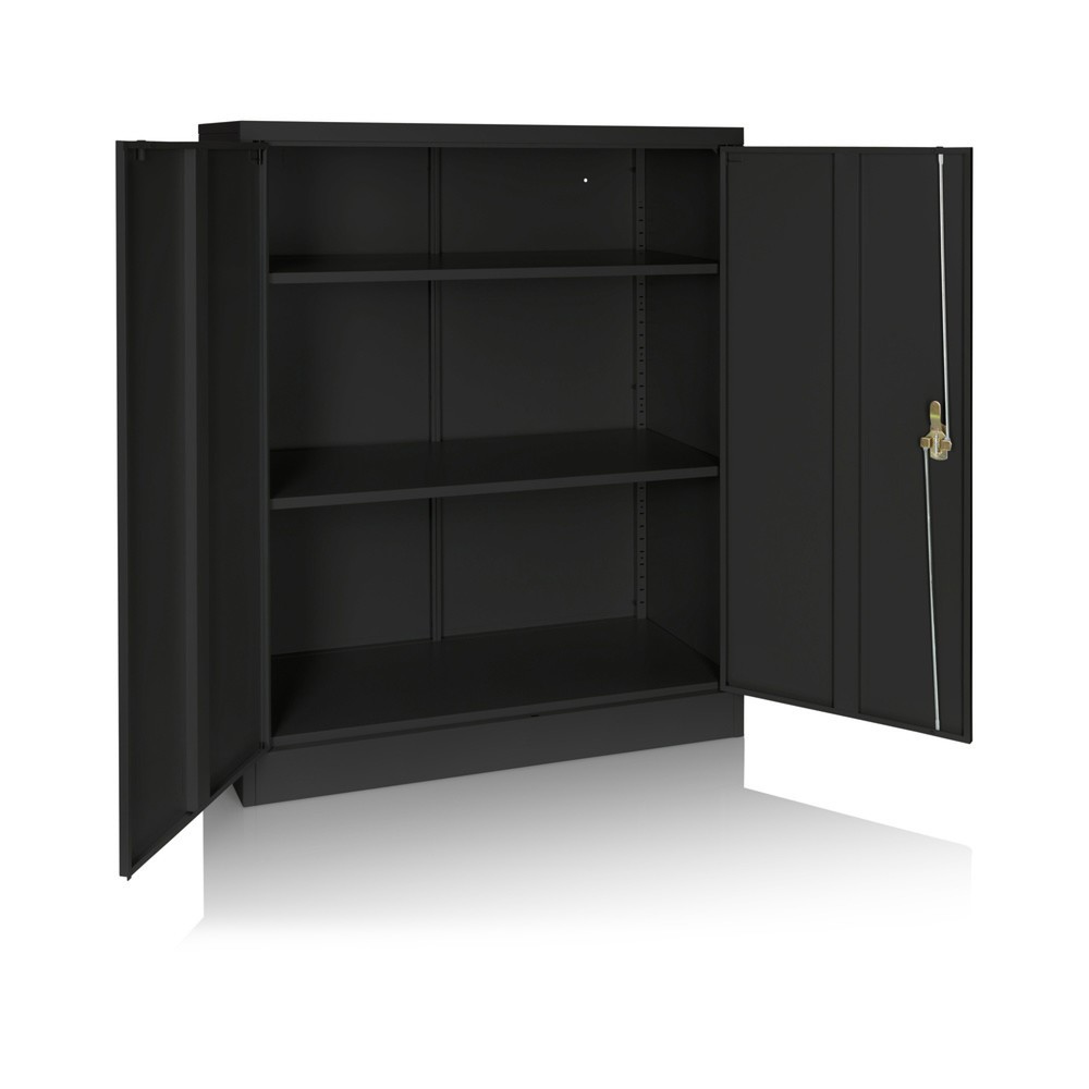 Numéro de l'image du produit 2: Armoire à dossiers hjh OFFICE COLOR AS 105 x 90 x 40 cm métal, noir