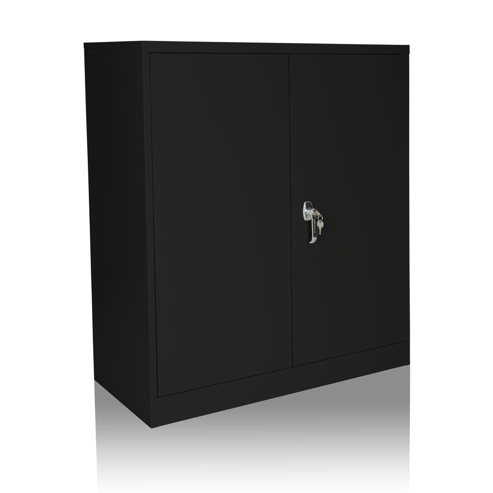 Numéro de l'image du produit 4: Armoire à dossiers hjh OFFICE COLOR AS 105 x 90 x 40 cm métal, noir