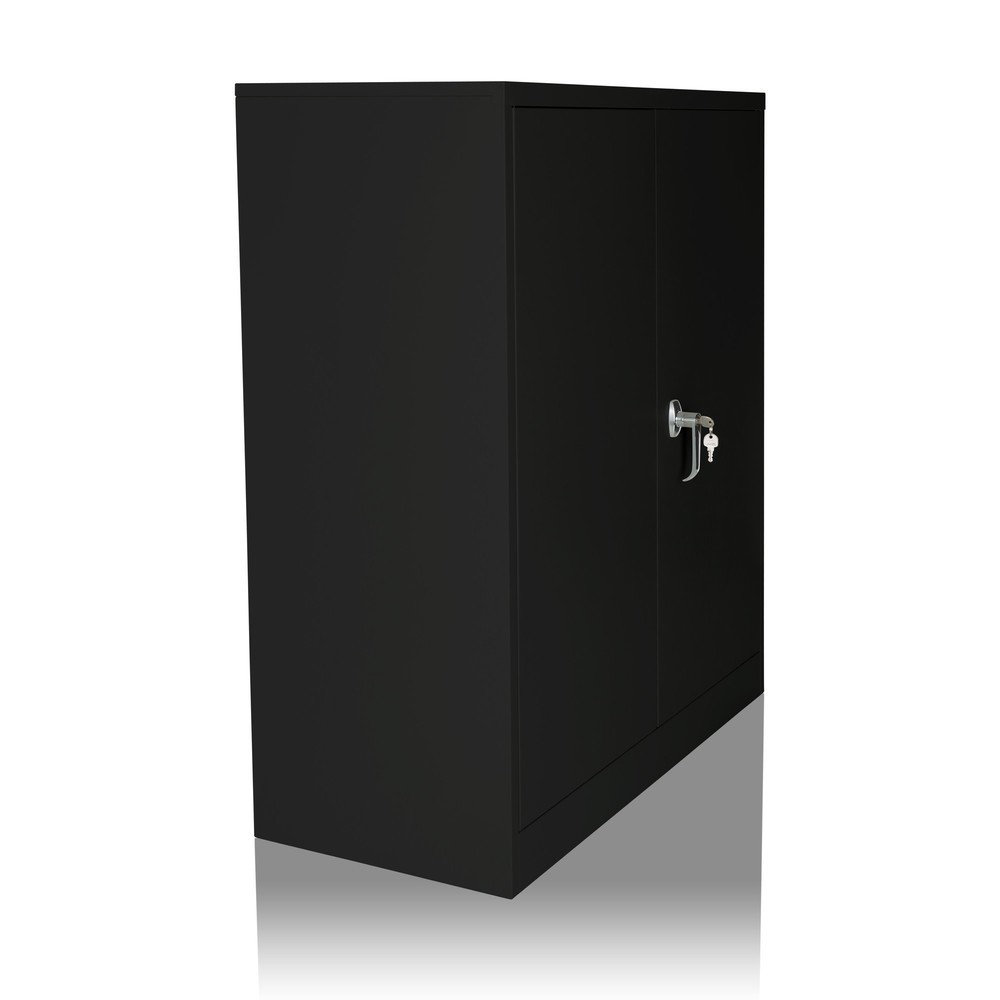 Numéro de l'image du produit 5: Armoire à dossiers hjh OFFICE COLOR AS 105 x 90 x 40 cm métal, noir