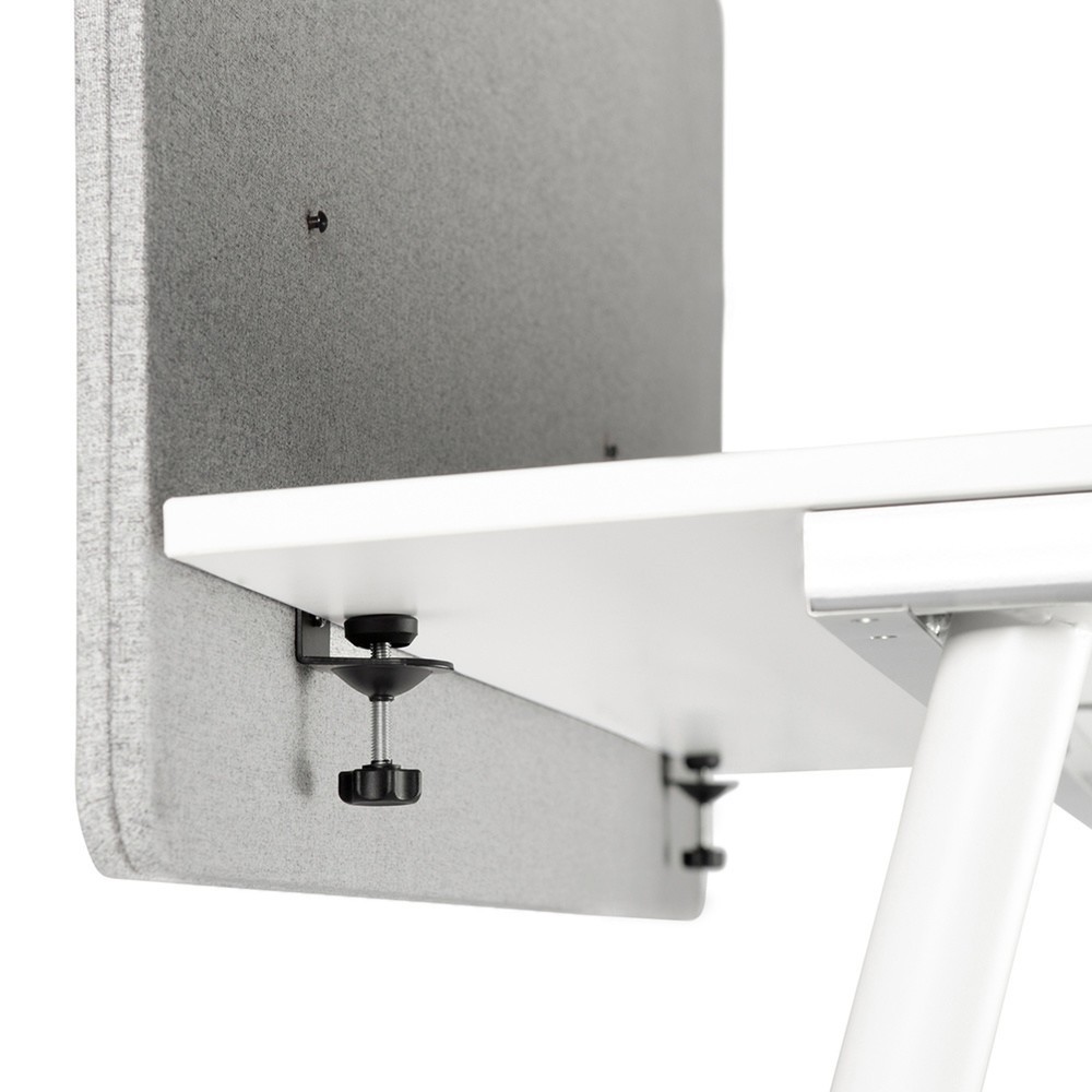 Numéro de l'image du produit 5: Paroi de séparation acoustique de bureau hjh OFFICE FLEXMIUT D 120 cm, gris clair
