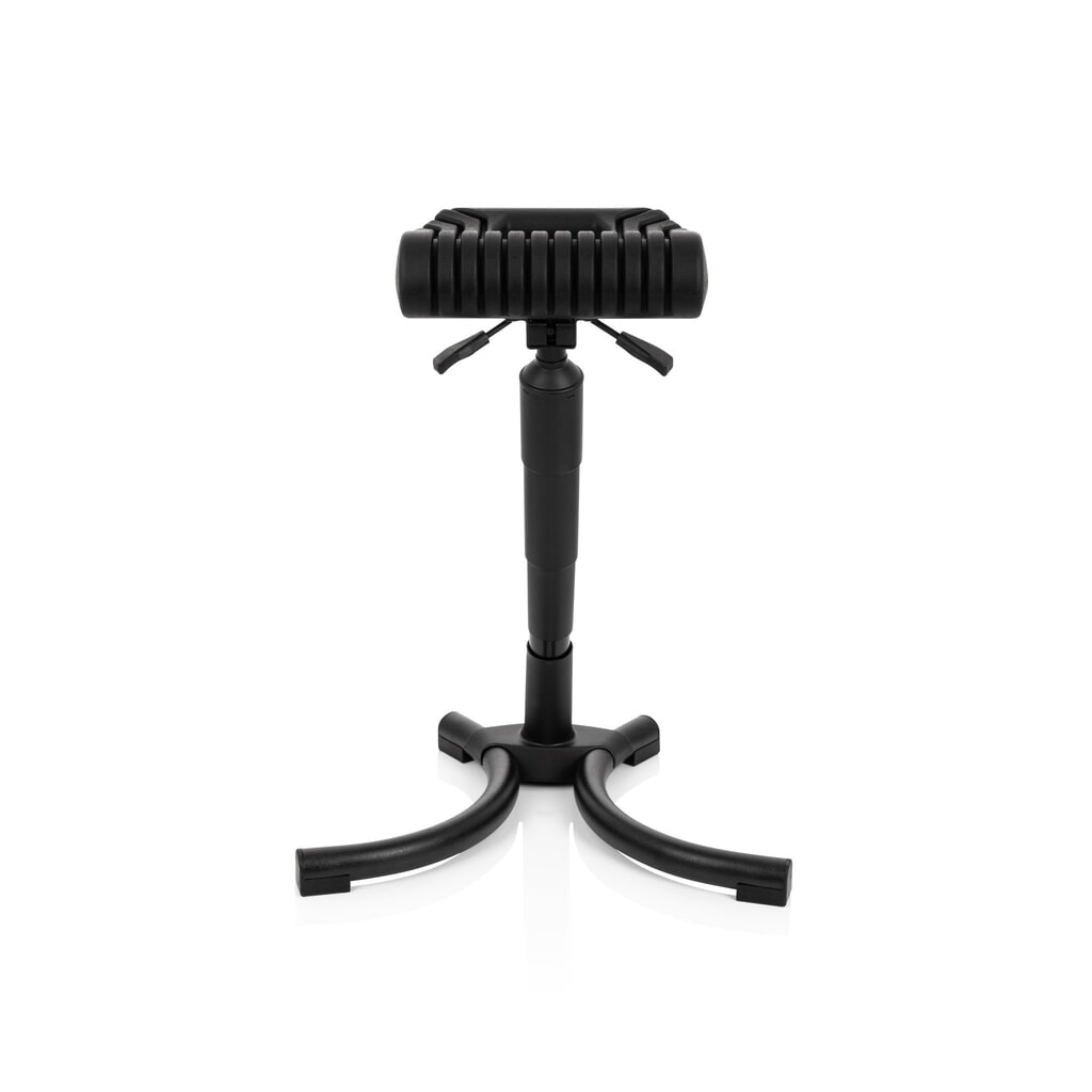 Assis debout / siège de travail hjh OFFICE TOP WORK 33 mousse PU, structure métallique, noir Illustration du produit: Assis debout / siège de travail hjh OFFICE TOP WORK 33 mousse PU, structure métallique, noir
