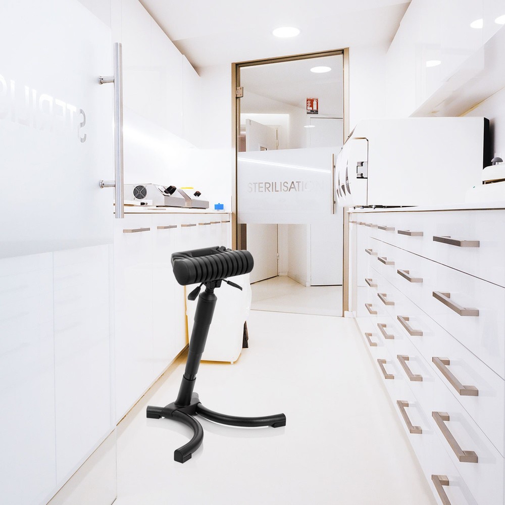 Numéro de l'image du produit 3: Assis debout / siège de travail hjh OFFICE TOP WORK 33 mousse PU, structure métallique, noir