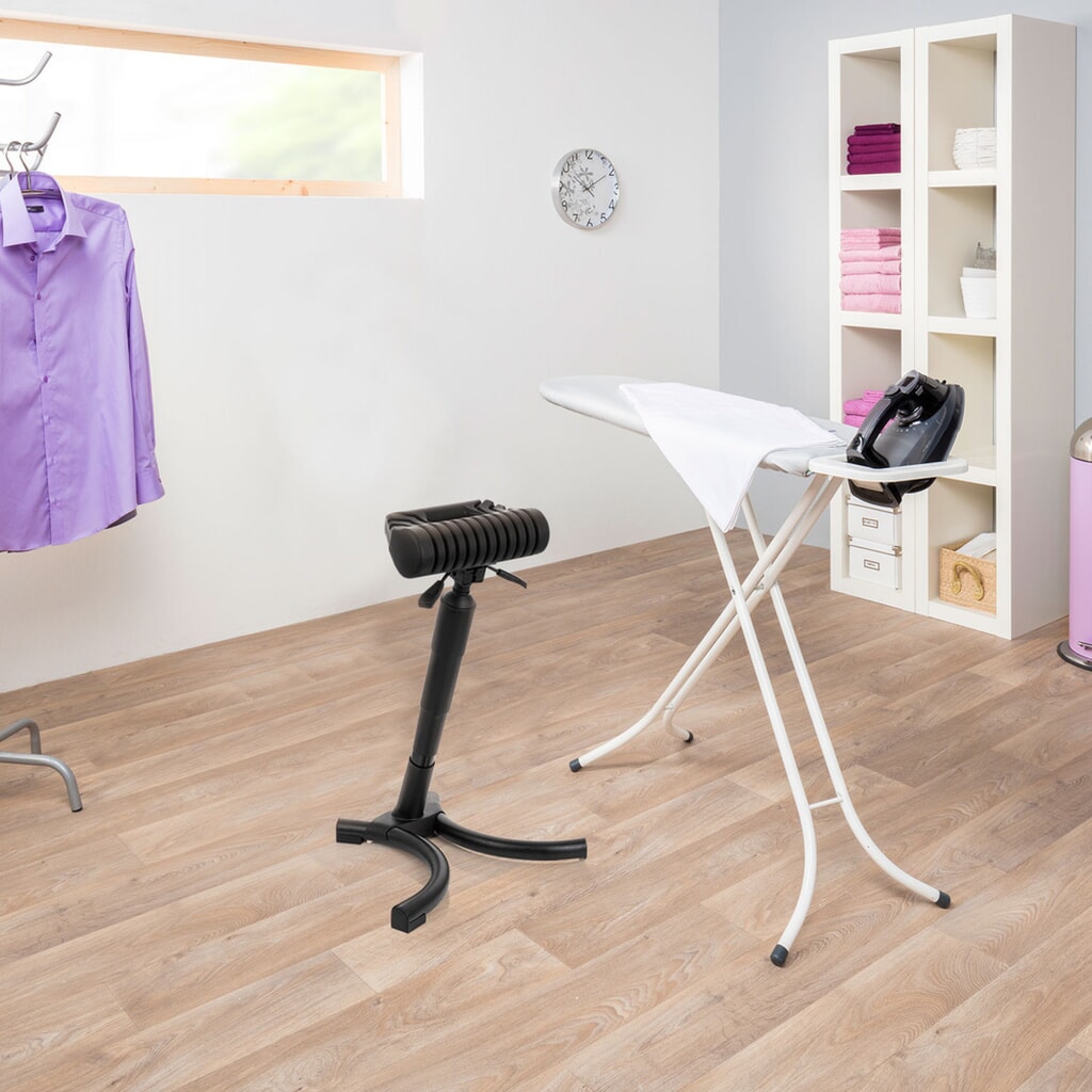 Assis debout / siège de travail hjh OFFICE TOP WORK 33 mousse PU, structure métallique, noir N° de l'image du produit 5 : Assis debout / siège de travail hjh OFFICE TOP WORK 33 mousse PU, structure métallique, noir