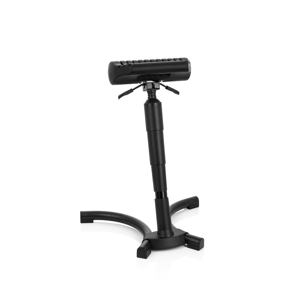 Assis debout / siège de travail hjh OFFICE TOP WORK 33 mousse PU, structure métallique, noir N° de l'image du produit 11 : Assis debout / siège de travail hjh OFFICE TOP WORK 33 mousse PU, structure métallique, noir