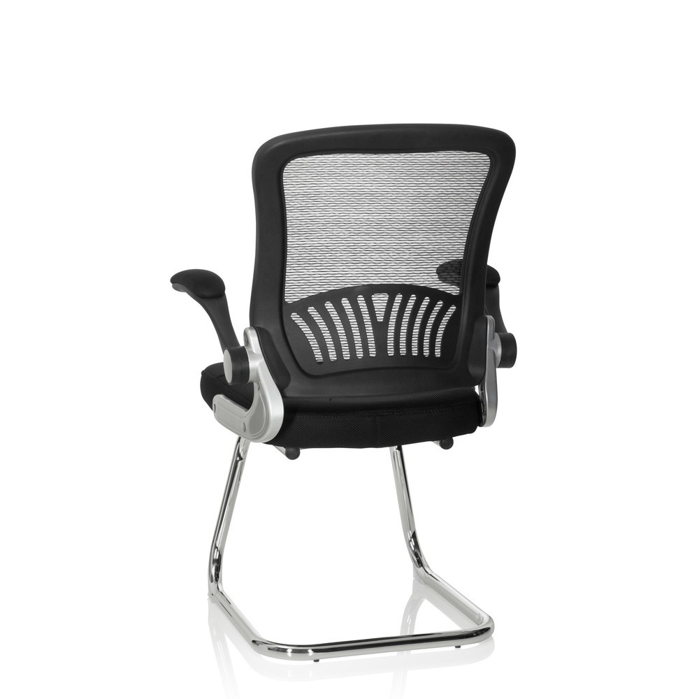 Numéro de l'image du produit 9: Chaise-visiteur / chaise de réunion hjh OFFICE FLYER PRO V maille, noir