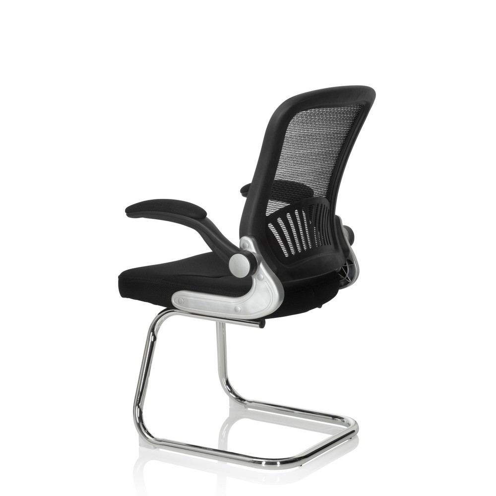 Numéro de l'image du produit 10: Chaise-visiteur / chaise de réunion hjh OFFICE FLYER PRO V maille, noir