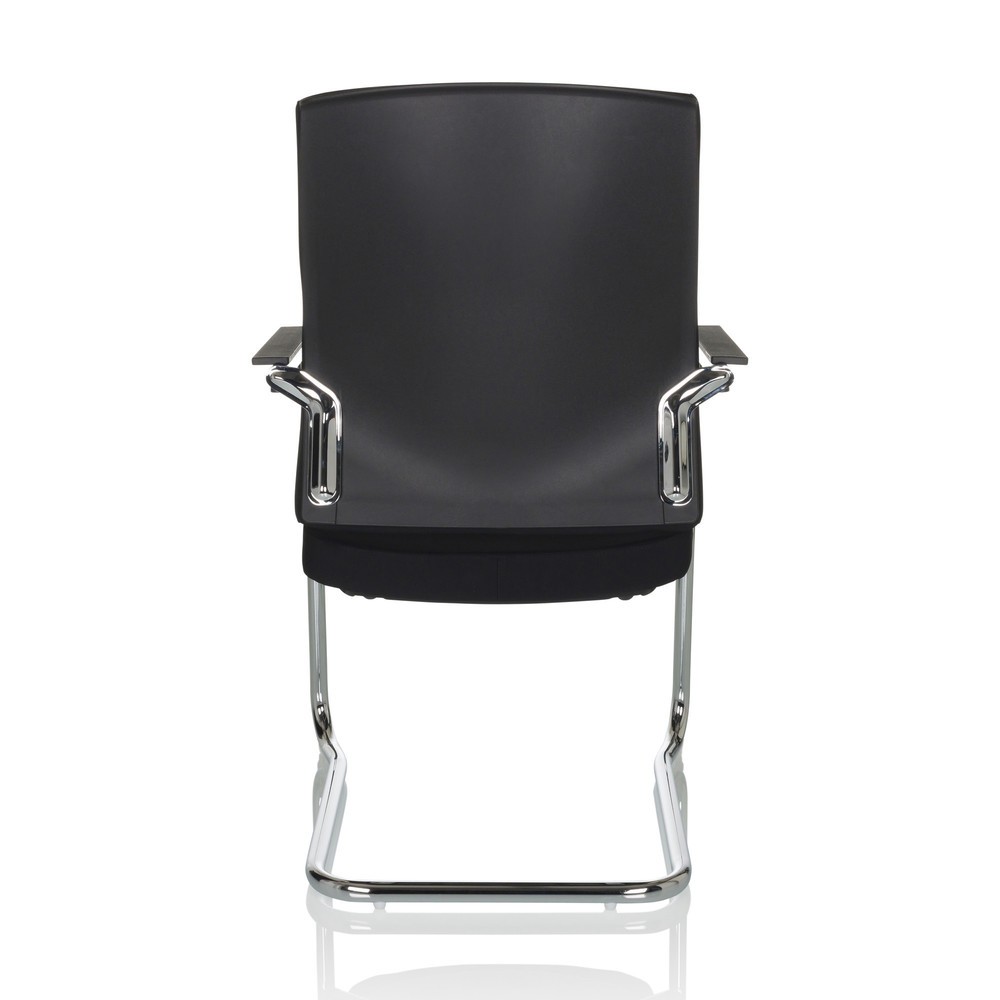 Numéro de l'image du produit 10: Chaise-visiteur / chaise de réunion hjh OFFICE LEVIA VP tissu, noir