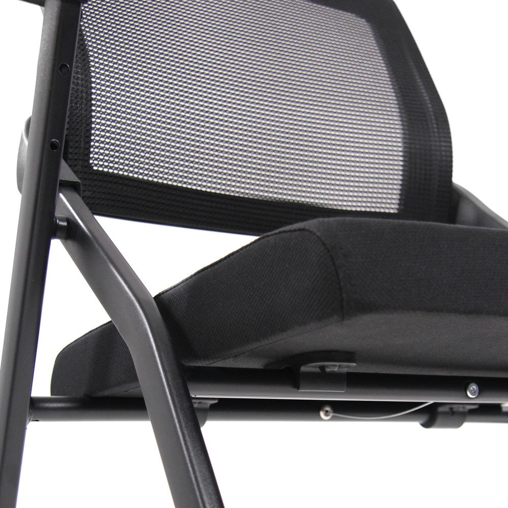 Numéro de l'image du produit 4: Chaise-visiteur / chaise pliante hjh OFFICE PRIORITY II maille/tissu, noir