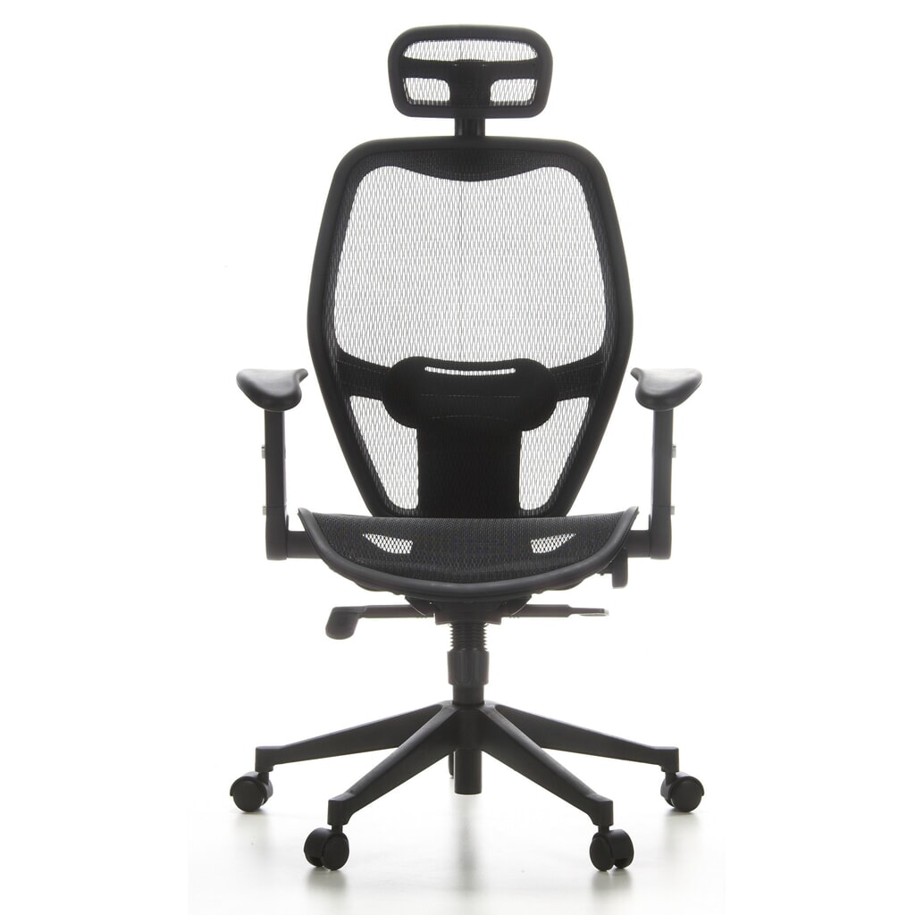 Siège de bureau / fauteuil de direction hjh OFFICE AIR PORT maille, noir Illustration du produit: Siège de bureau / fauteuil de direction hjh OFFICE AIR PORT maille, noir