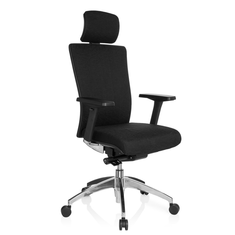 Numéro de l'image du produit 2: Siège de bureau / fauteuil de direction hjh OFFICE ASTRA LUX tissu, noir