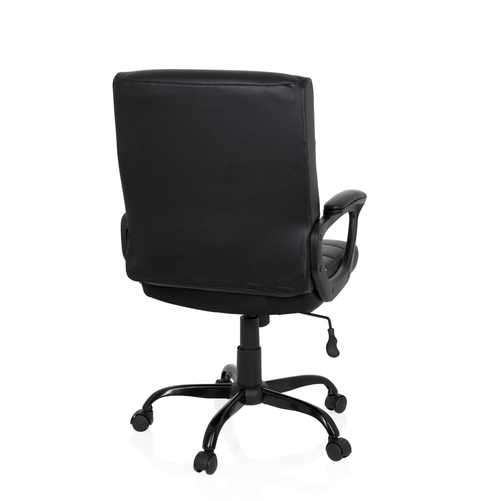 N° de l'image du produit 5 : Siège de bureau / fauteuil de direction hjh OFFICE ERGOSMOOTH BIG PU similicuir, noir