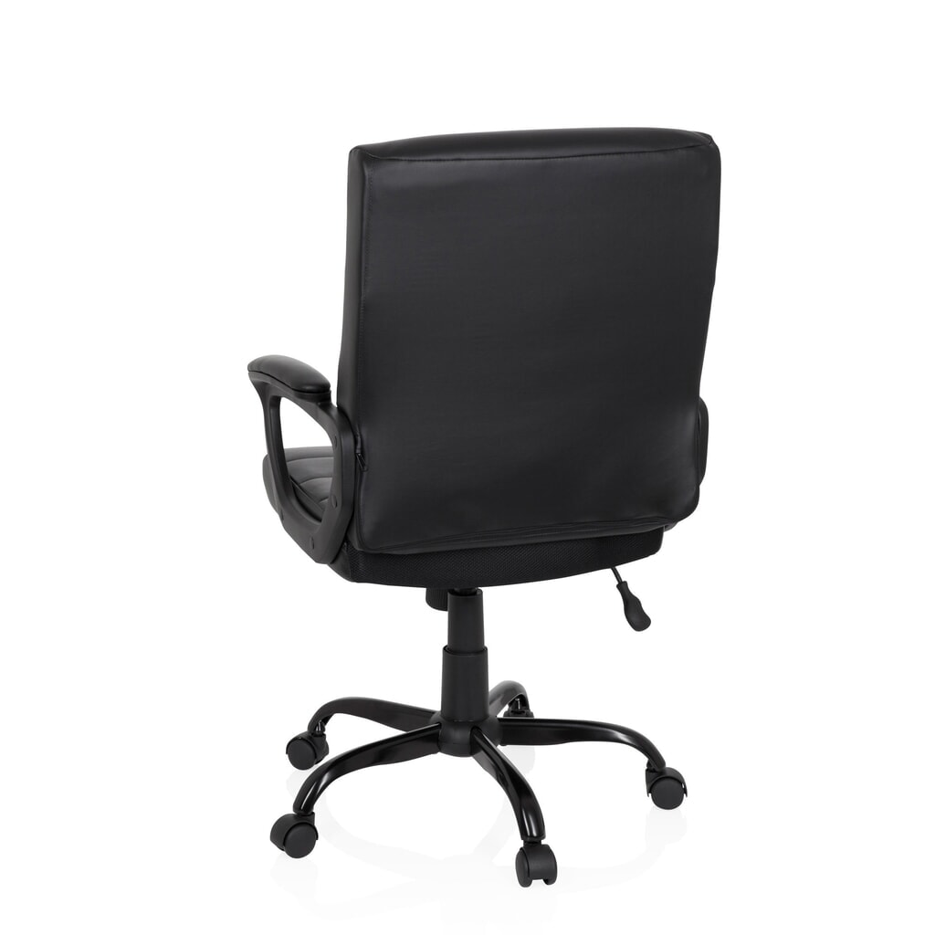 N° de l'image du produit 6 : Siège de bureau / fauteuil de direction hjh OFFICE ERGOSMOOTH BIG PU similicuir, noir