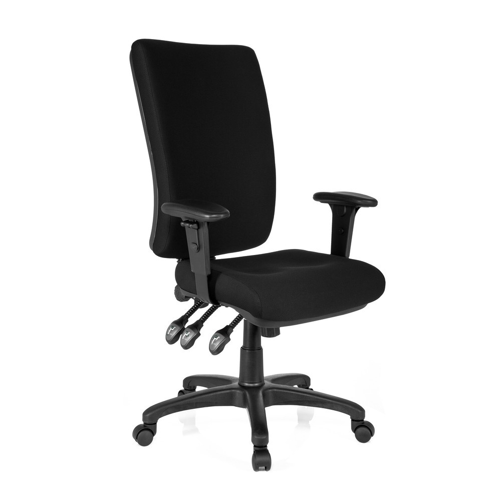Numéro de l'image du produit 2: Siège de bureau / fauteuil de direction hjh OFFICE ZENIT HIGH tissu, noir