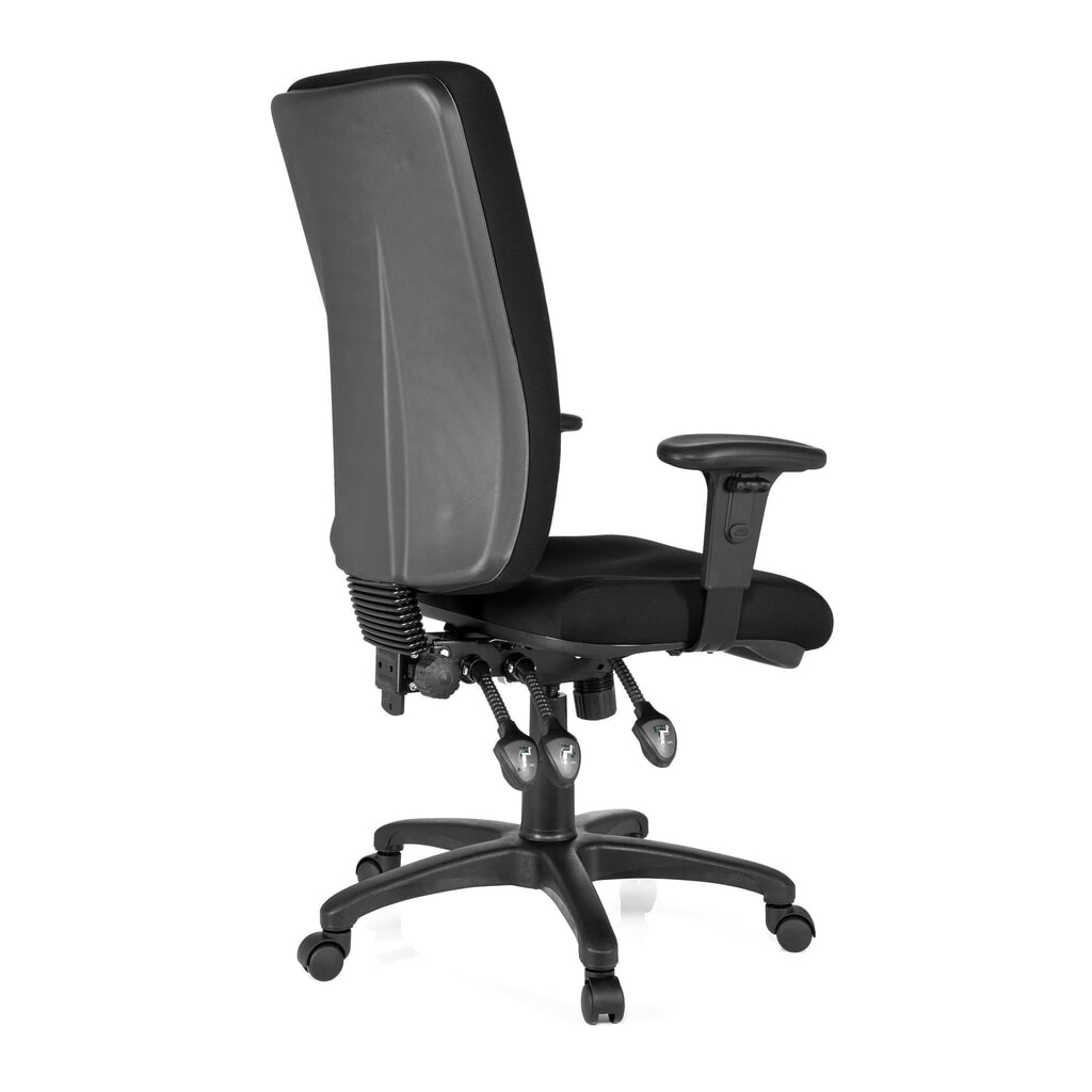 Siège de bureau / fauteuil de direction hjh OFFICE ZENIT HIGH tissu, noir N° de l'image du produit 4 : Siège de bureau / fauteuil de direction hjh OFFICE ZENIT HIGH tissu, noir