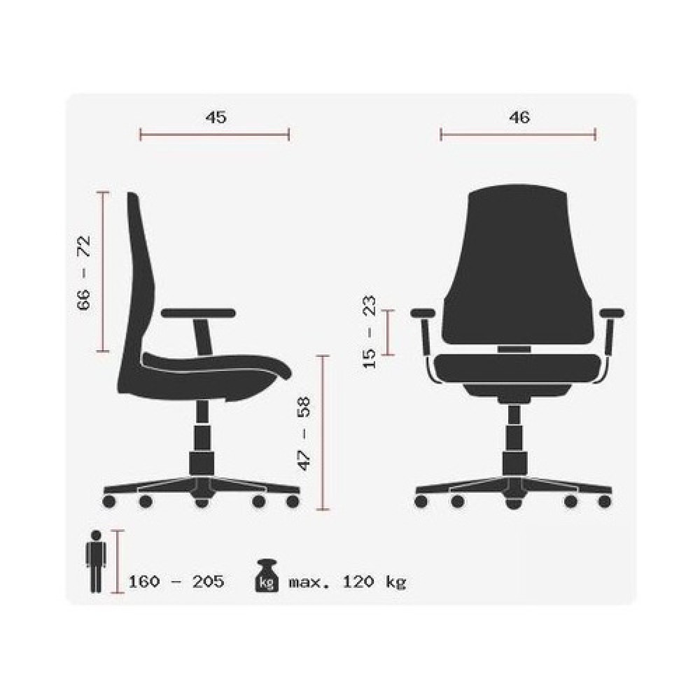 Numéro de l'image du produit 10: Siège de bureau / fauteuil de direction hjh OFFICE ZENIT HIGH tissu, noir