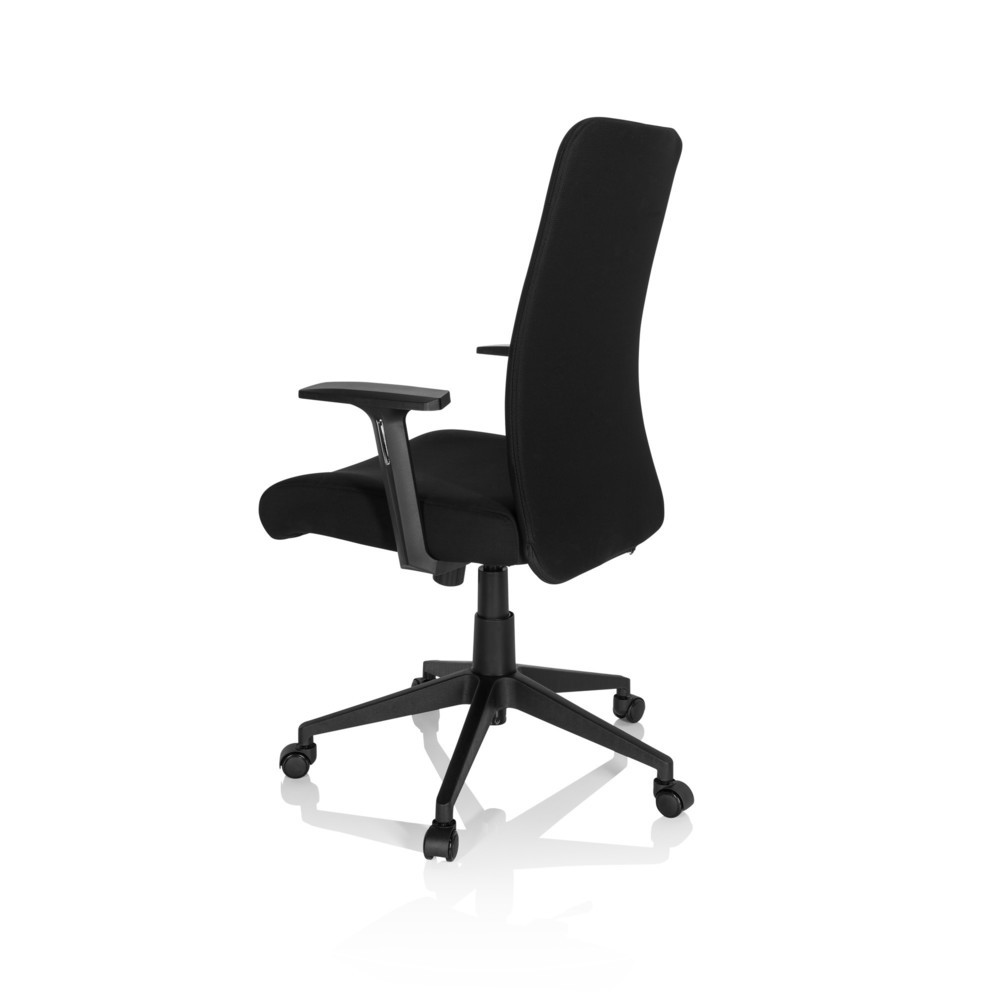 N° de l'image du produit 7 : Siège de bureau / siège pivotant hjh OFFICE COSIO I tissu, noir