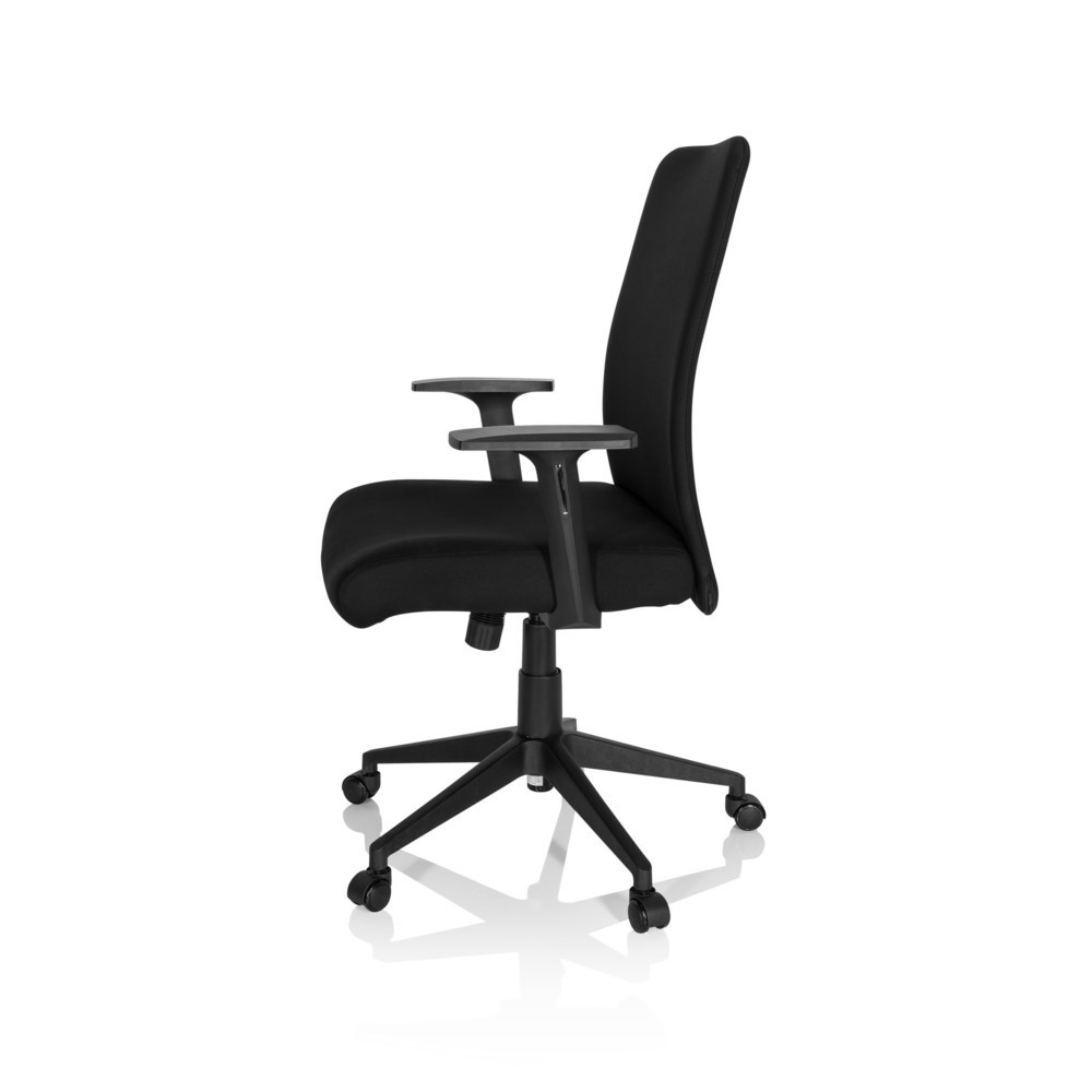 N° de l'image du produit 8 : Siège de bureau / siège pivotant hjh OFFICE COSIO I tissu, noir