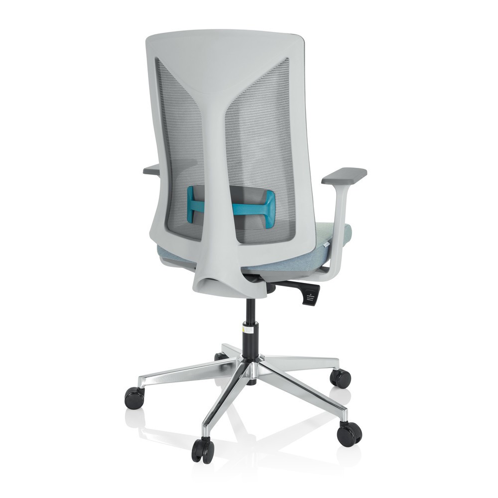 N° de l'image du produit 5 : Siège de bureau / siège pivotant hjh OFFICE HALIFAX tissu/maille, menthe