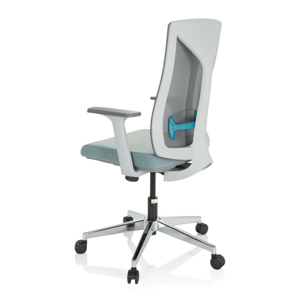 N° de l'image du produit 7 : Siège de bureau / siège pivotant hjh OFFICE HALIFAX tissu/maille, menthe