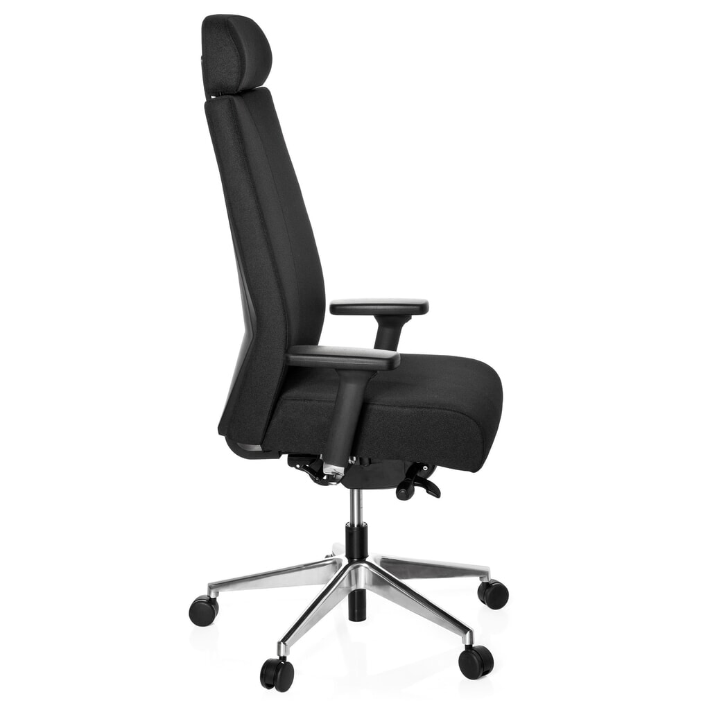 Siège de bureau / siège pivotant hjh OFFICE PRO-TEC XXL tissu, noir N° de l'image du produit 5 : Siège de bureau / siège pivotant hjh OFFICE PRO-TEC XXL tissu, noir