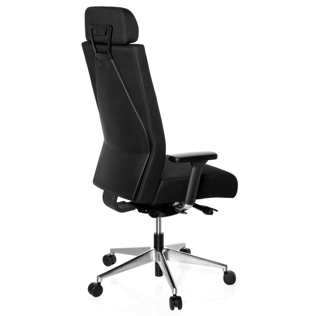 Siège de bureau / siège pivotant hjh OFFICE PRO-TEC XXL tissu, noir N° de l'image du produit 6 : Siège de bureau / siège pivotant hjh OFFICE PRO-TEC XXL tissu, noir