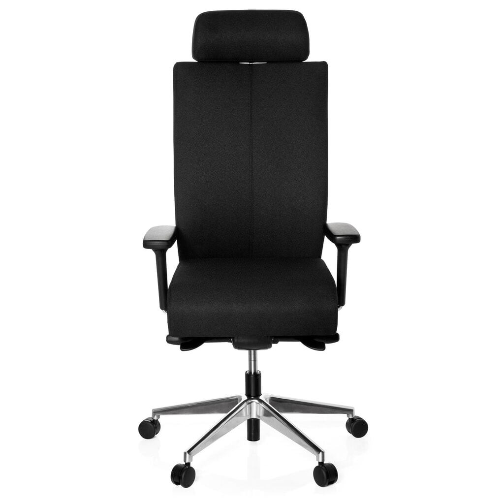 Siège de bureau / siège pivotant hjh OFFICE PRO-TEC XXL tissu, noir N° de l'image du produit 1 : Siège de bureau / siège pivotant hjh OFFICE PRO-TEC XXL tissu, noir