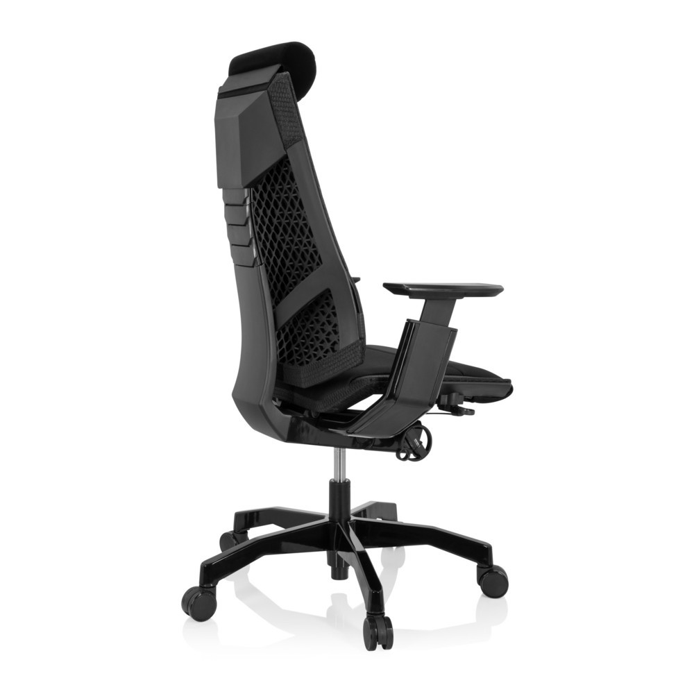 Numéro de l'image du produit 4: Siège de bureau / siège pivotant hjh OFFICE GENIDIA BLACK tissu, noir