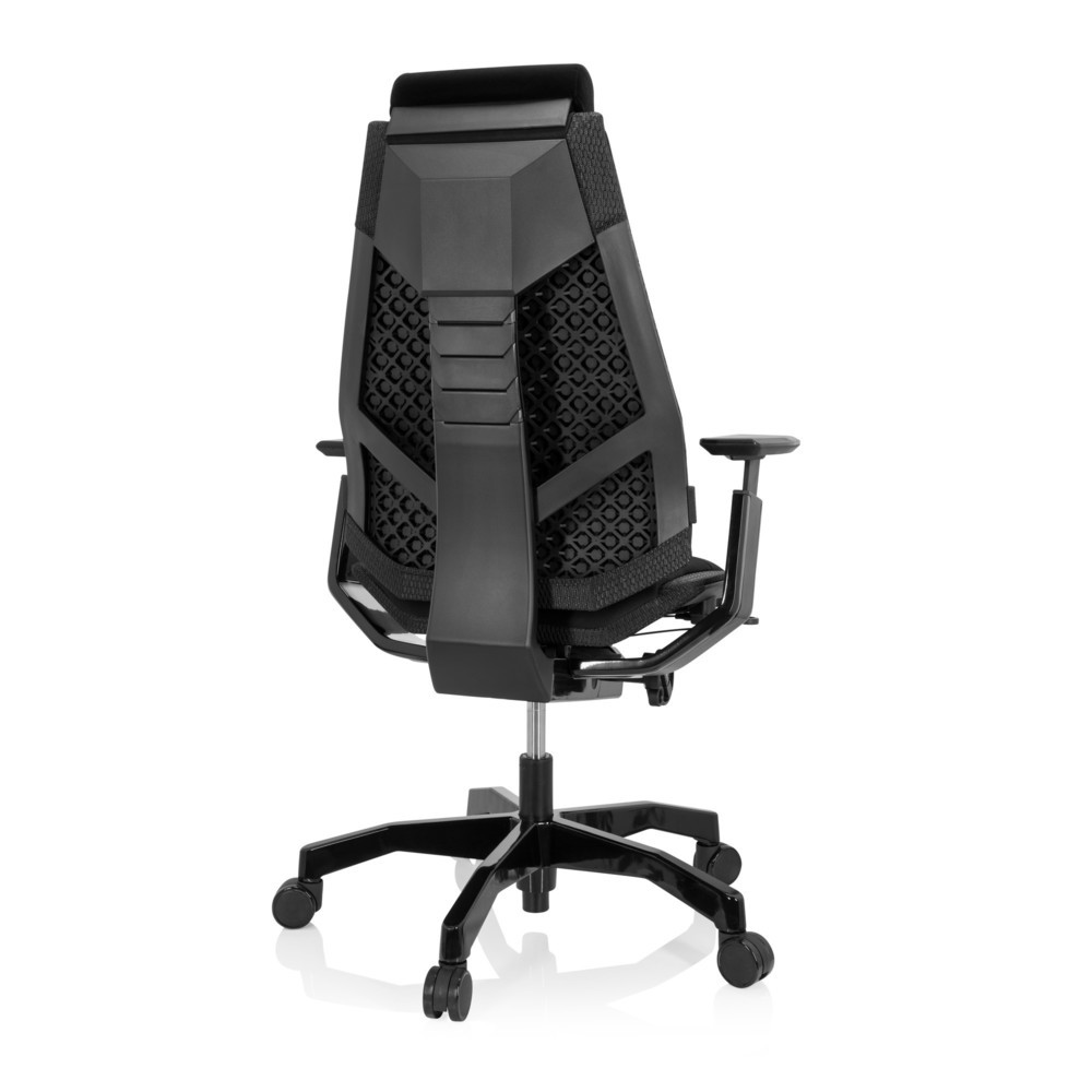 Numéro de l'image du produit 5: Siège de bureau / siège pivotant hjh OFFICE GENIDIA BLACK tissu, noir
